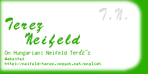 terez neifeld business card